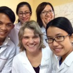 Teacher and Students, Dermatology Cambodia