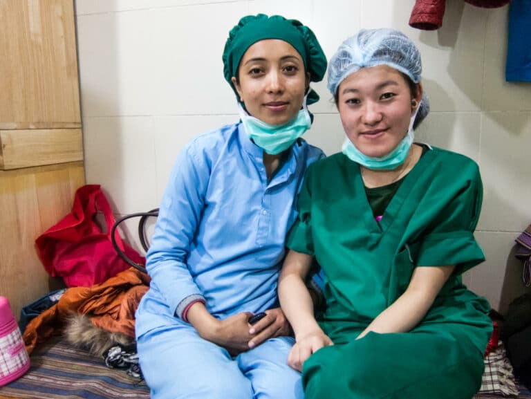 JWDNRH Staff in Bhutan