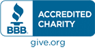 Meets all 20 BBB Charity Standards