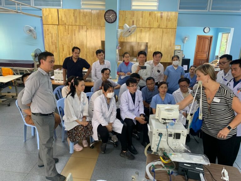 Mechanical Ventilation hands-on training See one, do one, teach one approach